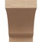 Ekena Millwork 4in. W x 6in. H x 12in. L Moab Woodgrain TimberThane Rafter Tail, Primed Tan RFTUR04X06X12MOARCPR - alternate 5